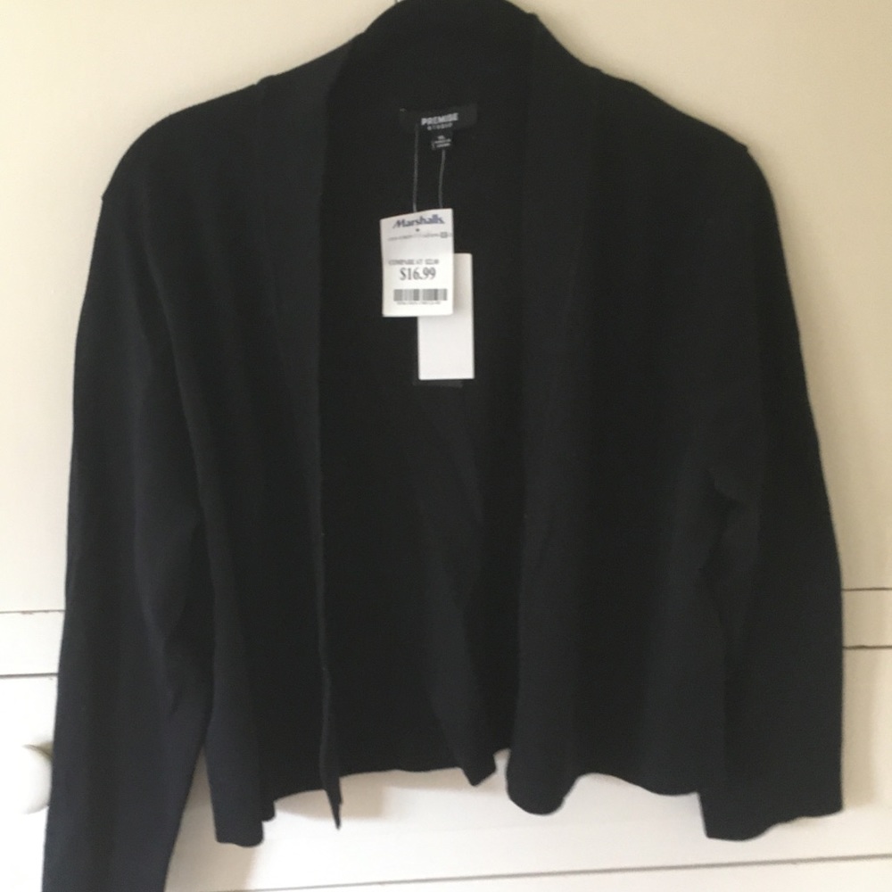 Cropped 3/4 sleeve bolero Cardi